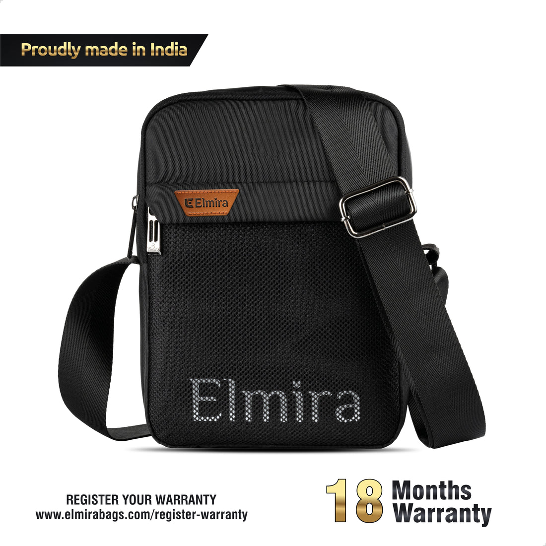 Black Terrain Sling Bag