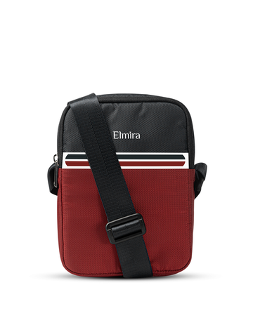 Maroon-Black Echelon Sling Bag