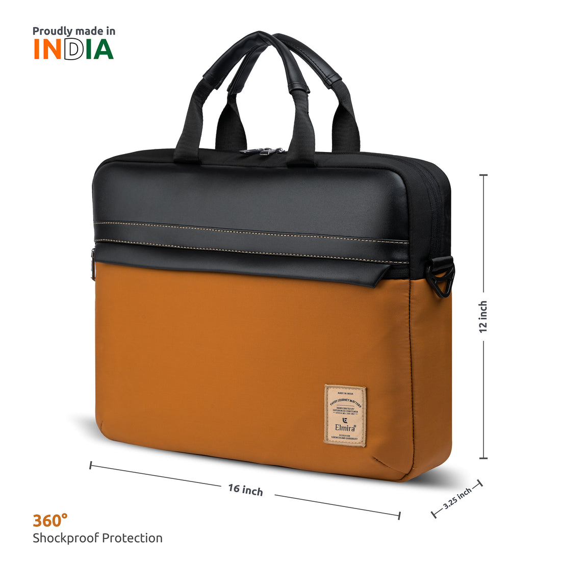 Mustard Elmira Solace Laptop Messenger Bag