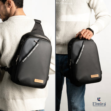 Black Elmira Zenith Chest bag