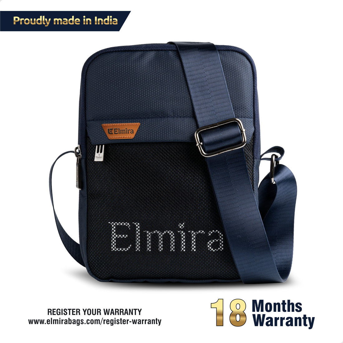 Navy Blue Terrain Sling Bag