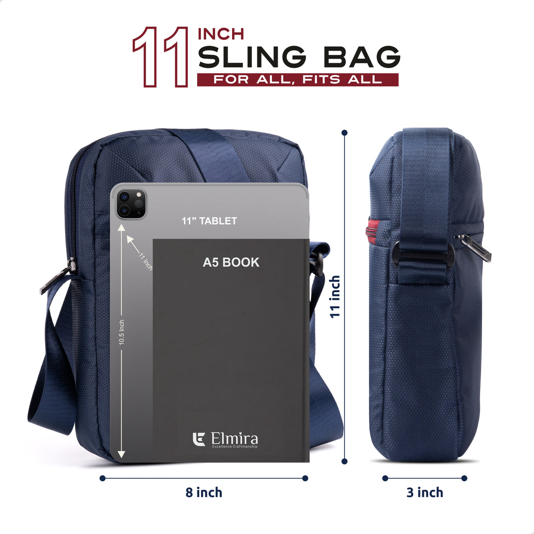 Blue Ascend Sling Bag