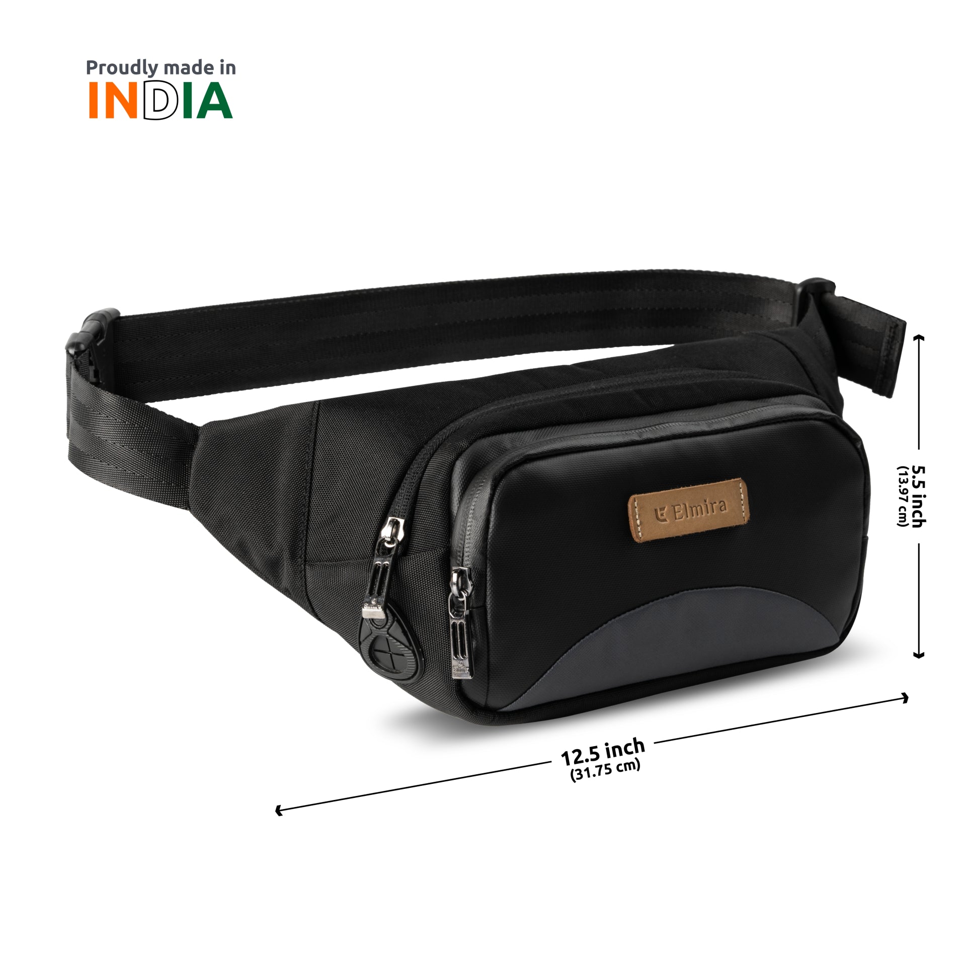 Black Verso Waist Bag