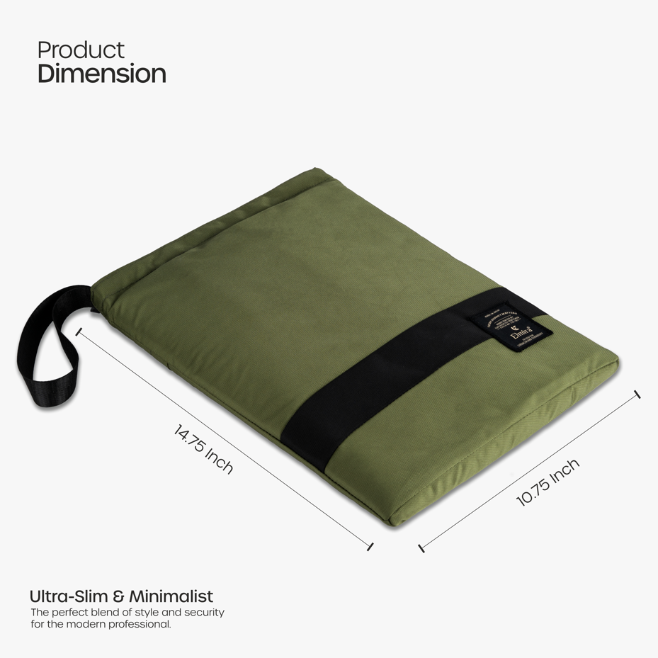 Olive Green 14 Inch AeroSleeve