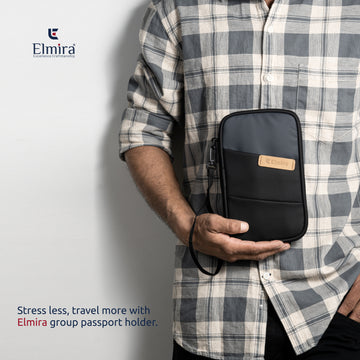 Grey Halo Passport Cover